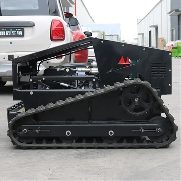 Il robot tagliaerba ibrido per tosaerba cingolato può far funzionare il tosae...